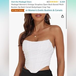 White Corset Top